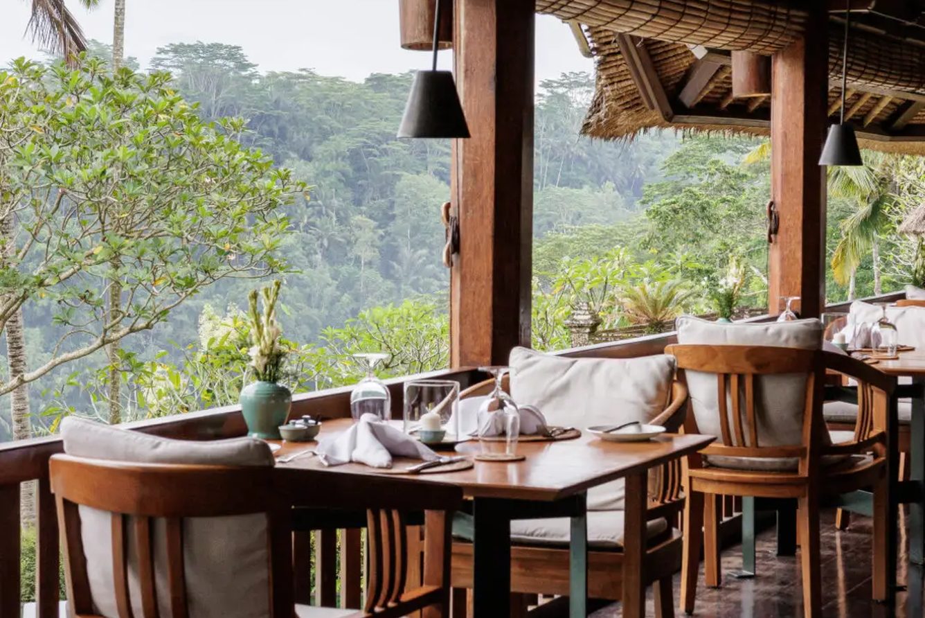 Dining at The Restaurant at Amandari, Ubud