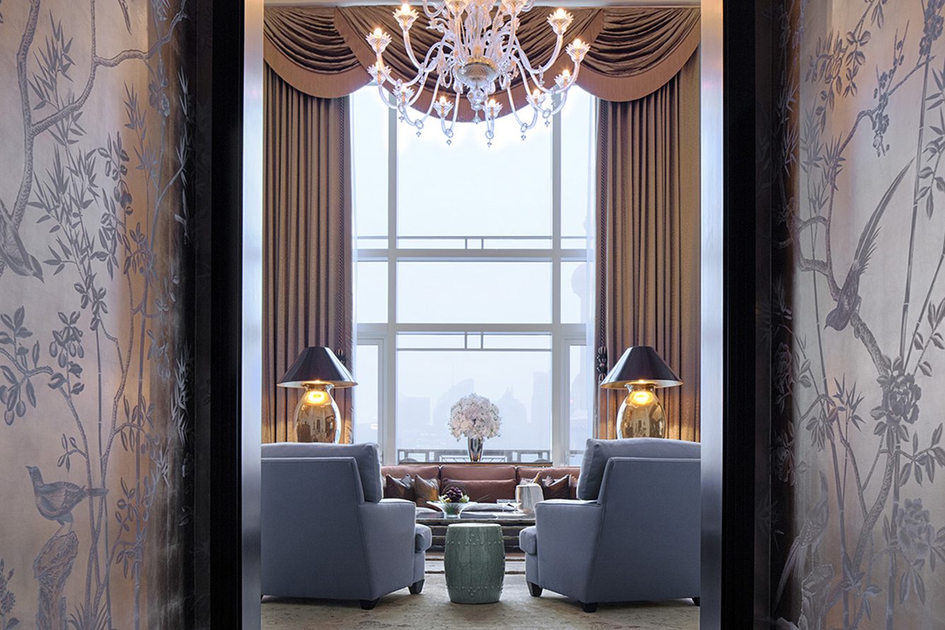 The Peninsula Suite at The Peninsula Shanghai, with river-facing windows