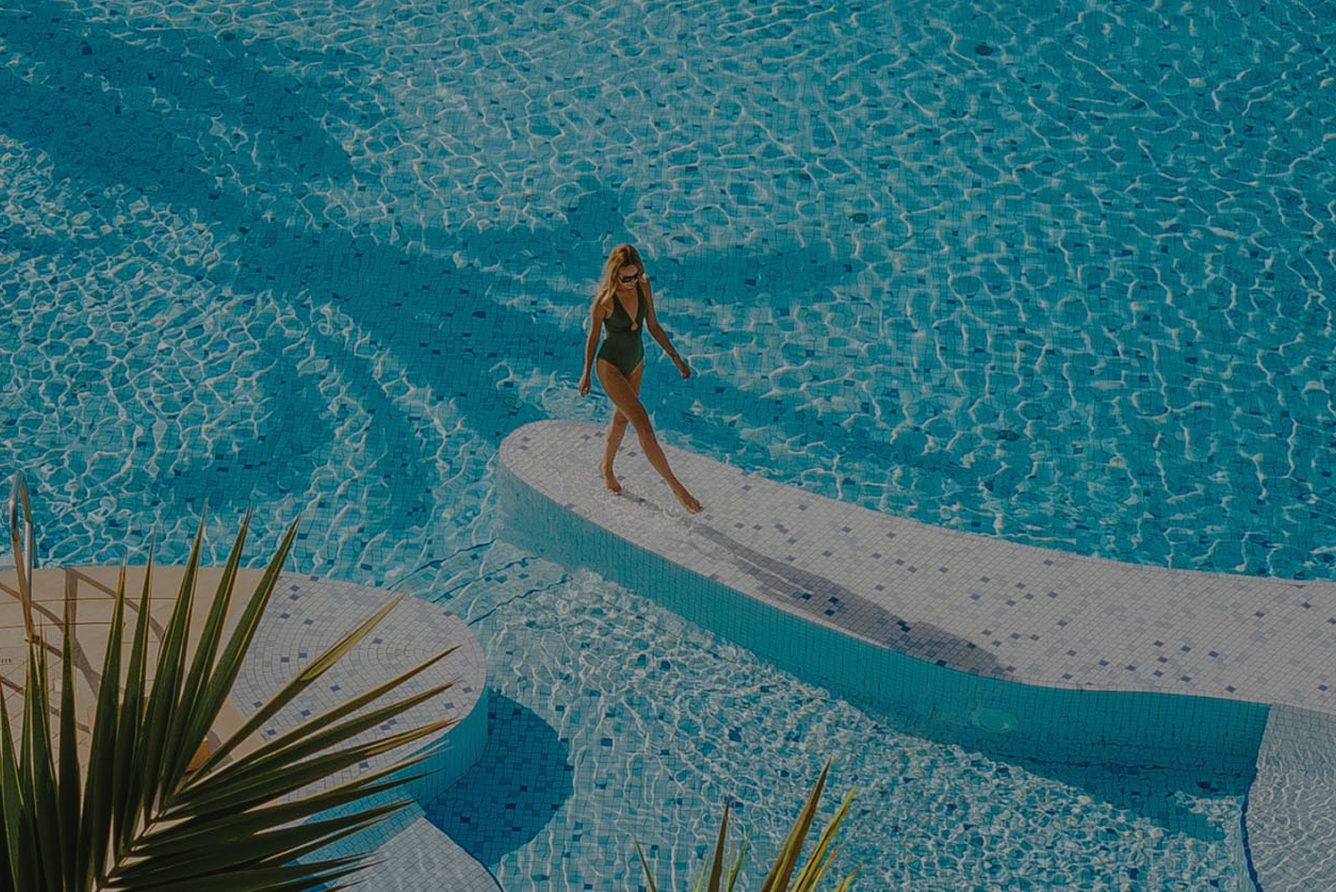 The lagoon-style pool at the Four Seasons Hotel Limassol, on the Amathus coast