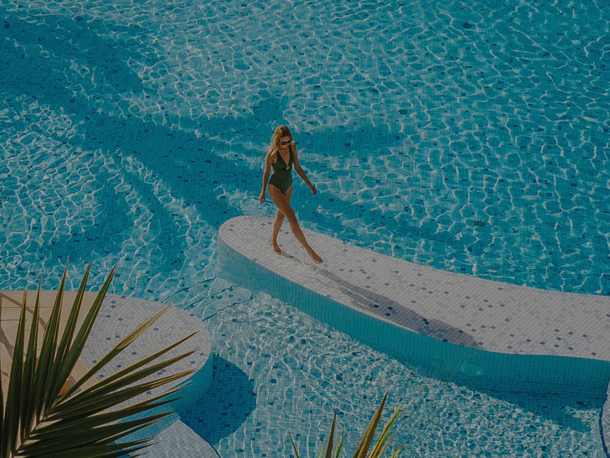 The lagoon-style pool at the Four Seasons Hotel Limassol, on the Amathus coast