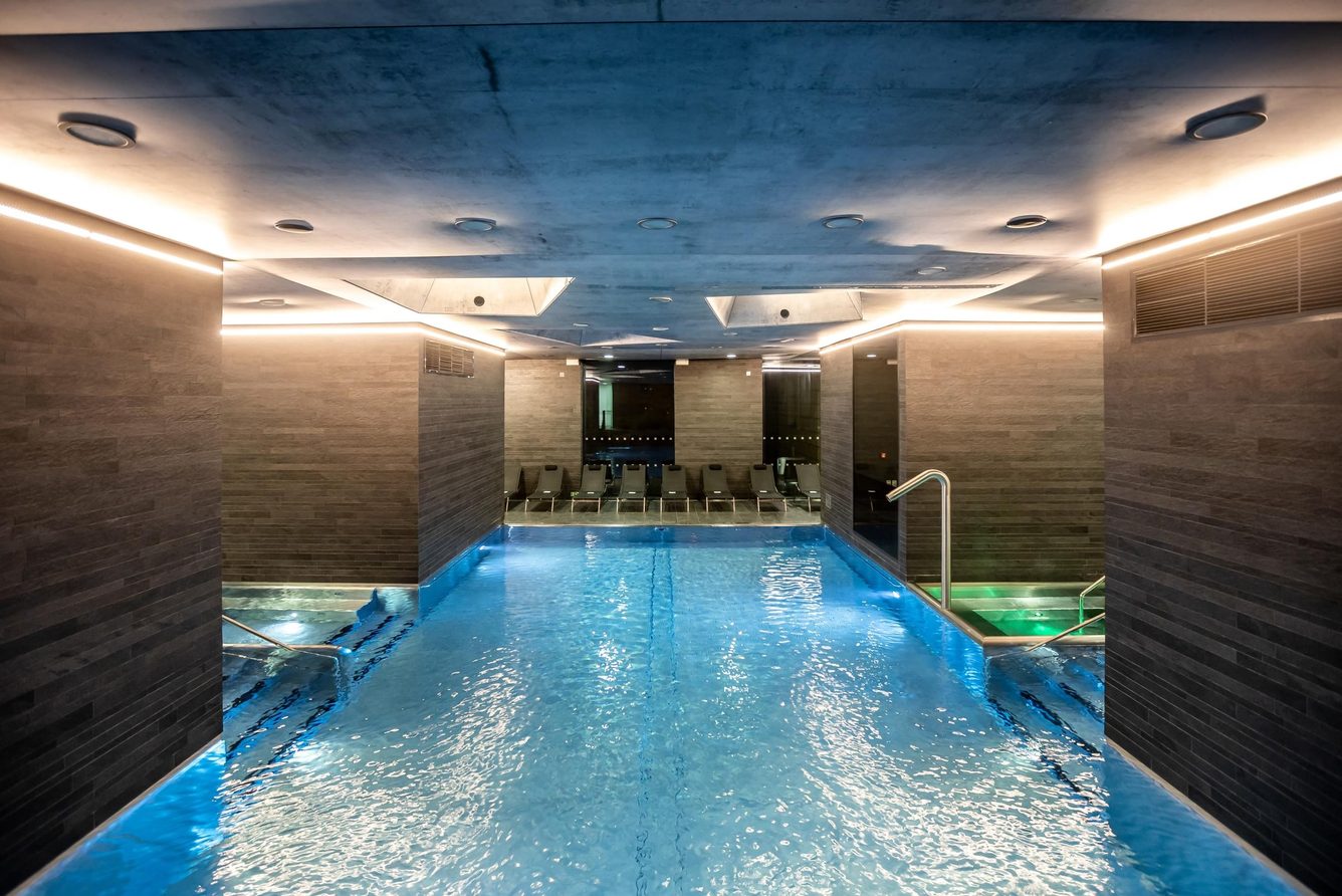 The indoor pool at Grandhotel Pupp, Karlovy Vary