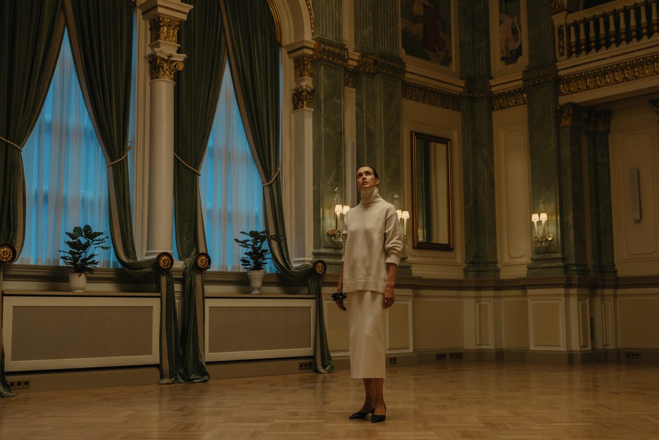 The Peilisali mirrored ballroom at Hotel Kämp