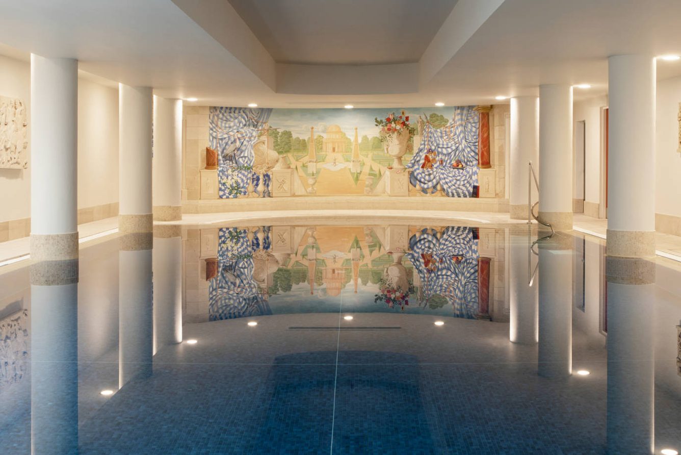 The 18-metre indoor swimming pool at The Merrion Spa in Dublin