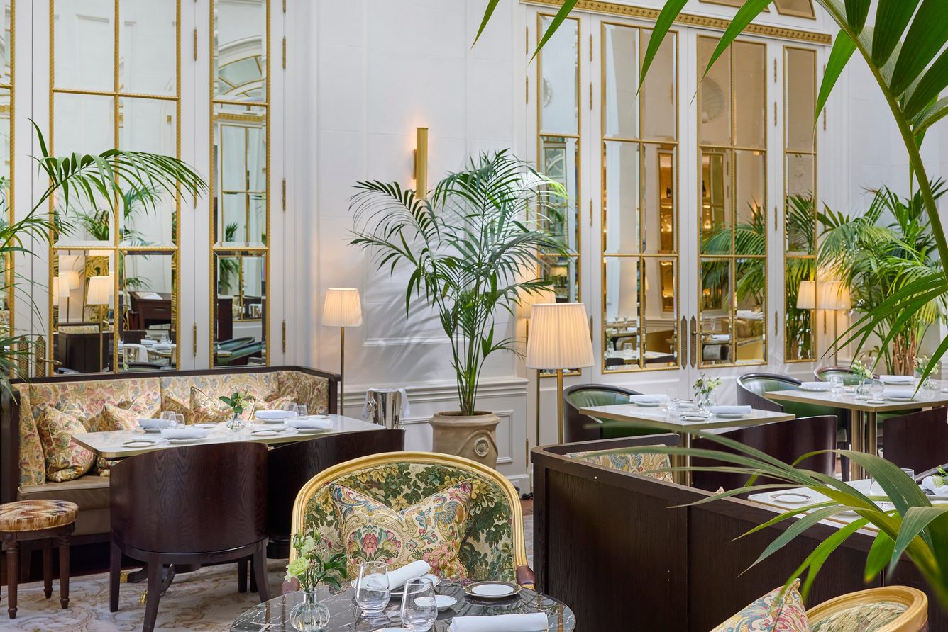 Detail of a suite interior at Mandarin Oriental Ritz, Madrid